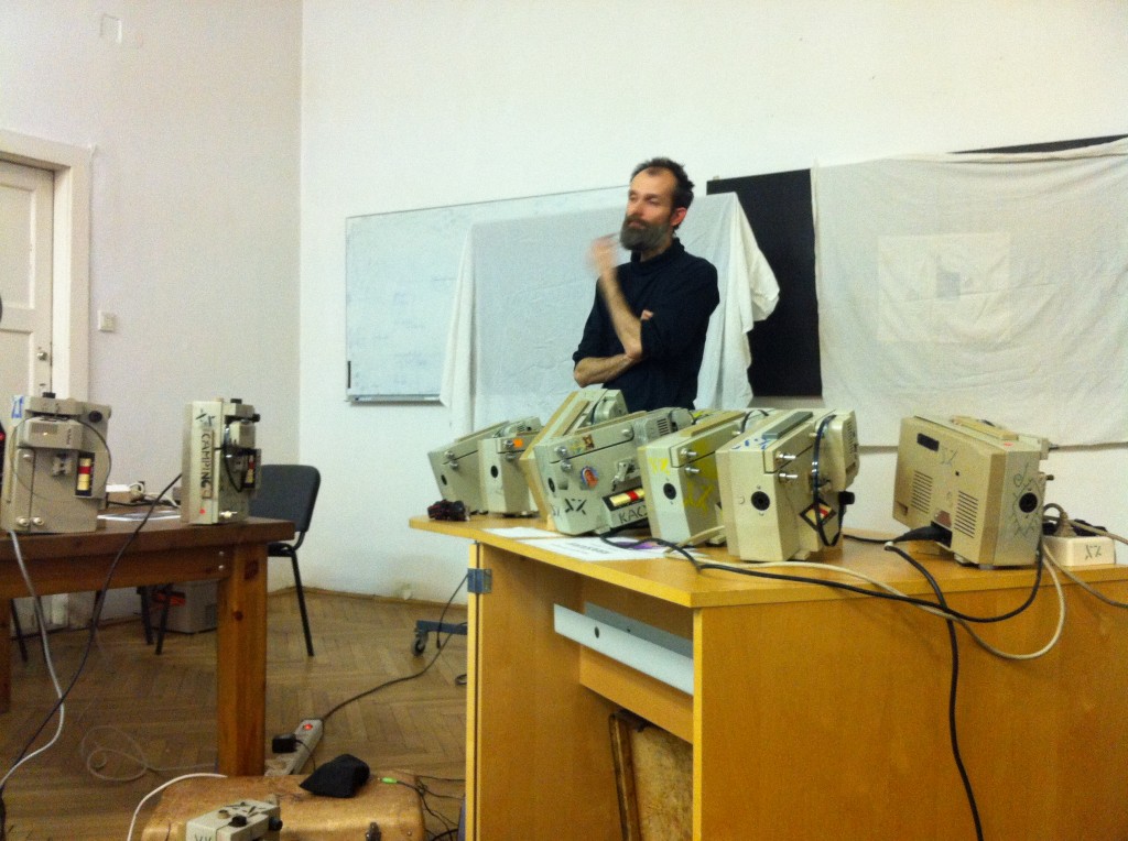 Siegfried Zielinski Workshop, Szilágyi Kornél és Vándor Csaba prezentációja 